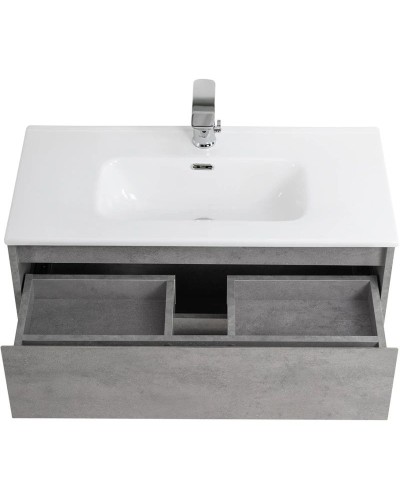 Тумба Cemento Grigio 80 см BelBagno Kraft KRAFT 39-800/390-2C-SO-CG