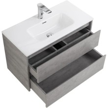 Тумба Cemento Grigio 80 см BelBagno Kraft KRAFT 39-800/390-2C-SO-CG