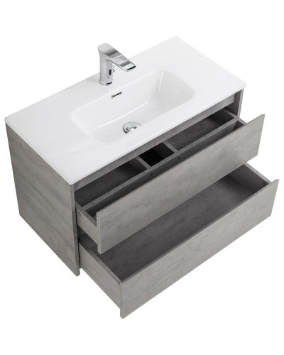 Тумба Cemento Grigio 80 см BelBagno Kraft KRAFT 39-800/390-2C-SO-CG