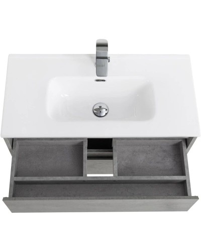Тумба Cemento Grigio 80 см BelBagno Kraft KRAFT 39-800/390-2C-SO-CG