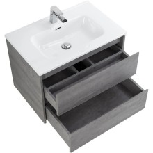 Тумба Cemento Grigio 60 см BelBagno Kraft KRAFT-600-2C-SO-CG