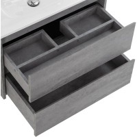 Тумба Cemento Grigio 60 см BelBagno Kraft KRAFT-600-2C-SO-CG