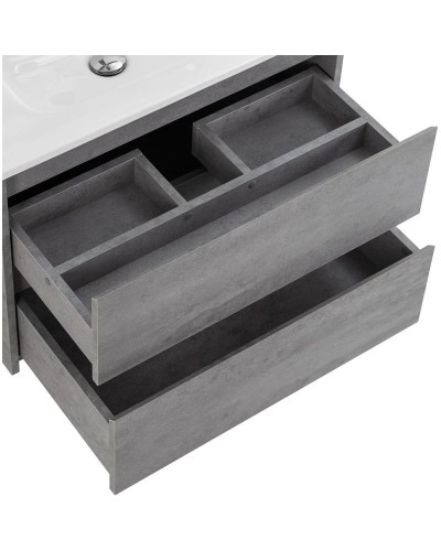 Тумба Cemento Grigio 60 см BelBagno Kraft KRAFT-600-2C-SO-CG