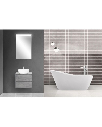 Тумба Cemento Grigio 60 см BelBagno Kraft KRAFT-600-2C-SO-CG