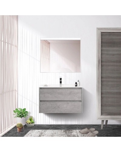 Тумба Cemento Grigio 70 см BelBagno Kraft KRAFT-700-2C-SO-CG