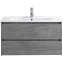 Тумба Cemento Grigio 80 см BelBagno Kraft KRAFT-800-2C-SO-CG