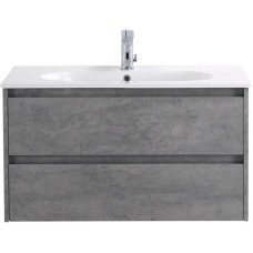 Тумба Cemento Grigio 80 см BelBagno Kraft KRAFT-800-2C-SO-CG
