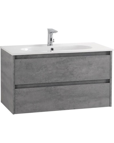 Тумба Cemento Grigio 80 см BelBagno Kraft KRAFT-800-2C-SO-CG