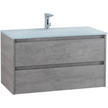 Тумба Cemento Grigio 80 см BelBagno Kraft KRAFT-800-2C-SO-CG