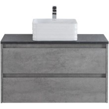 Тумба Cemento Grigio 80 см BelBagno Kraft KRAFT-800-2C-SO-CG