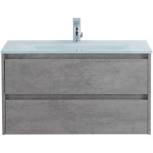 Тумба Cemento Grigio 80 см BelBagno Kraft KRAFT-800-2C-SO-CG