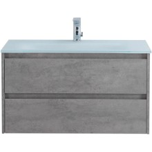 Тумба Cemento Grigio 80 см BelBagno Kraft KRAFT-800-2C-SO-CG