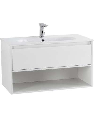Тумба Bianco Opaco 80 см BelBagno Kraft KRAFT-800-1C-SO-BO