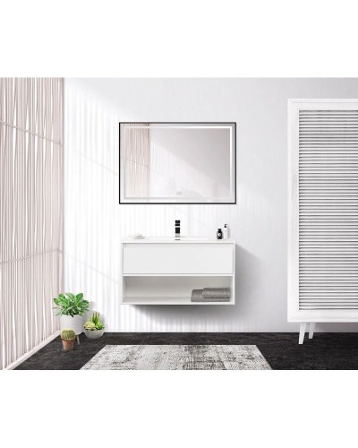 Тумба Bianco Opaco 80 см BelBagno Kraft KRAFT-800-1C-SO-BO