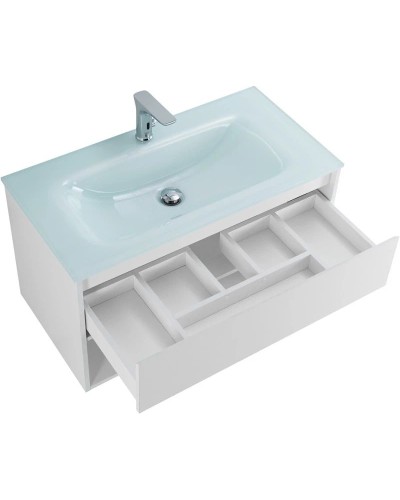 Тумба Bianco Opaco 80 см BelBagno Kraft KRAFT-800-1C-SO-BO