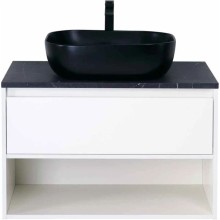 Тумба Bianco Opaco 80 см BelBagno Kraft KRAFT-800-1C-SO-BO