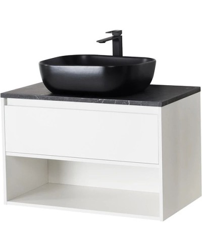 Тумба Bianco Opaco 80 см BelBagno Kraft KRAFT-800-1C-SO-BO