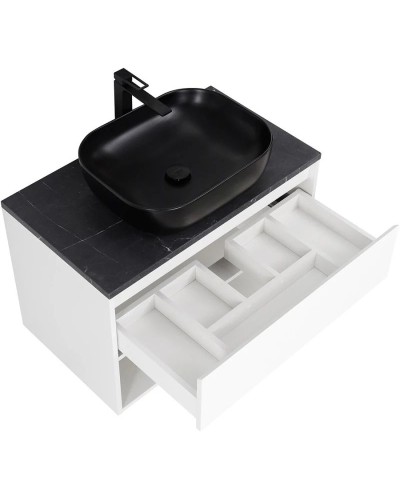 Тумба Bianco Opaco 80 см BelBagno Kraft KRAFT-800-1C-SO-BO