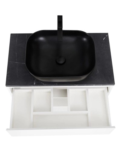 Тумба Bianco Opaco 80 см BelBagno Kraft KRAFT-800-1C-SO-BO