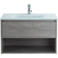 Тумба Cemento Grigio 80 см BelBagno Kraft KRAFT-800-1C-SO-CG