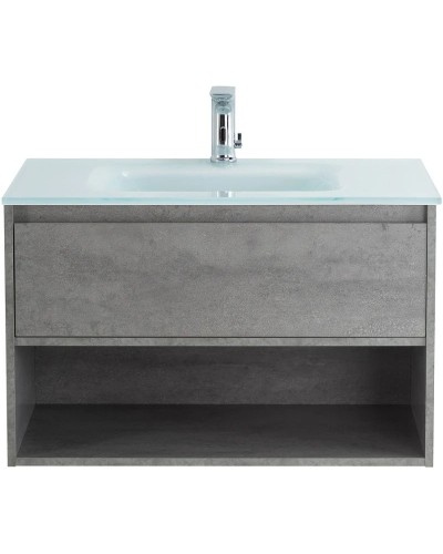 Тумба Cemento Grigio 80 см BelBagno Kraft KRAFT-800-1C-SO-CG