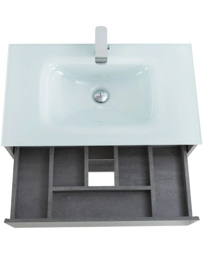 Тумба Cemento Grigio 80 см BelBagno Kraft KRAFT-800-1C-SO-CG