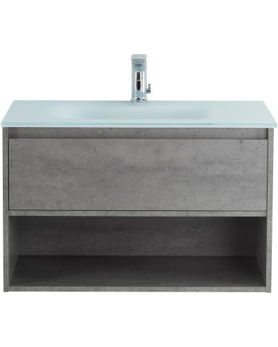 Тумба Cemento Grigio 80 см BelBagno Kraft KRAFT-800-1C-SO-CG