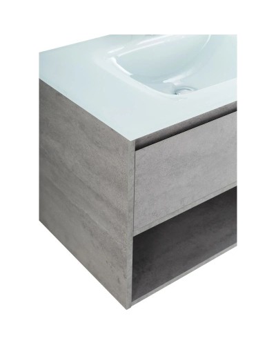 Тумба Cemento Grigio 80 см BelBagno Kraft KRAFT-800-1C-SO-CG