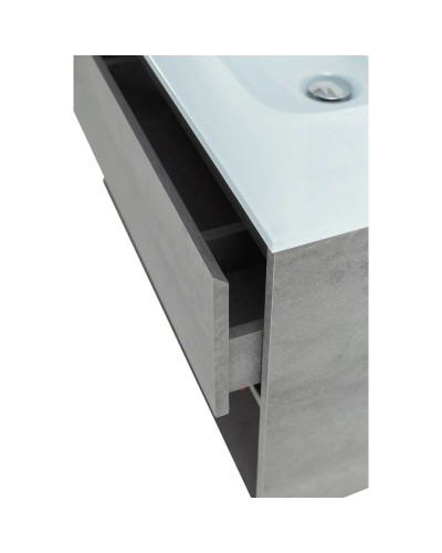 Тумба Cemento Grigio 80 см BelBagno Kraft KRAFT-800-1C-SO-CG