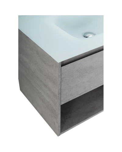Тумба Cemento Grigio 80 см BelBagno Kraft KRAFT-800-1C-SO-CG