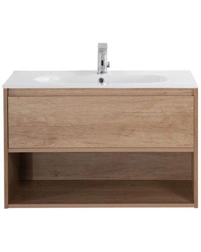 Тумба Rovere Nebrasca Nature 80 см BelBagno Kraft KRAFT-800-1C-SO-RNN