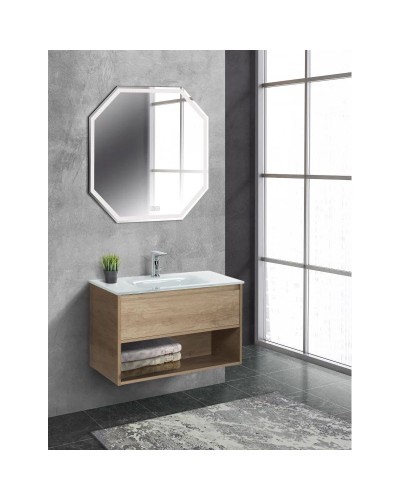 Тумба Rovere Nebrasca Nature 80 см BelBagno Kraft KRAFT-800-1C-SO-RNN