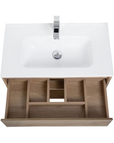 Тумба Rovere Nebrasca Nature 80 см BelBagno Kraft KRAFT-800-1C-SO-RNN