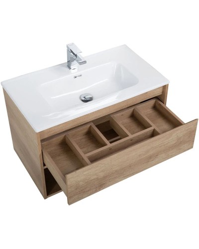 Тумба Rovere Nebrasca Nature 80 см BelBagno Kraft KRAFT-800-1C-SO-RNN