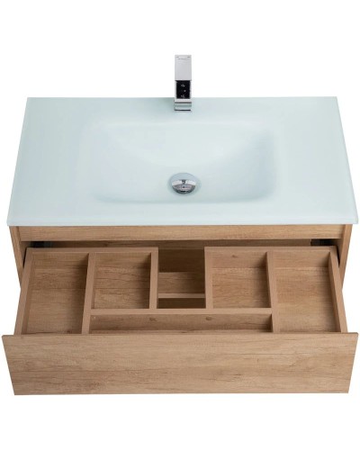 Тумба Rovere Nebrasca Nature 80 см BelBagno Kraft KRAFT-800-1C-SO-RNN