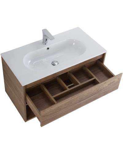 Тумба Rovere Tabacco 80 см BelBagno Kraft KRAFT-800-1C-SO-RT