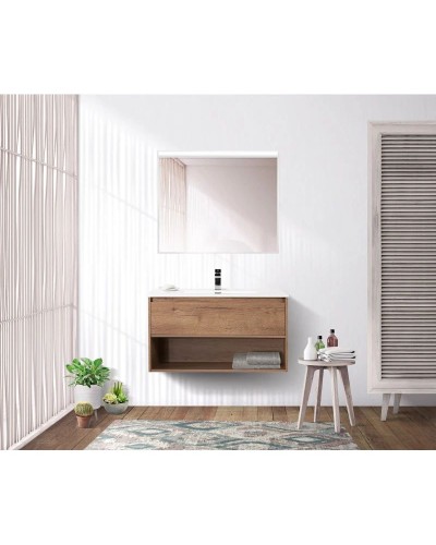 Тумба Rovere Tabacco 80 см BelBagno Kraft KRAFT-800-1C-SO-RT