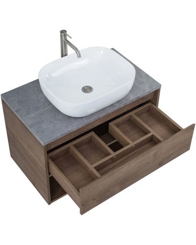 Тумба Rovere Tabacco 80 см BelBagno Kraft KRAFT-800-1C-SO-RT