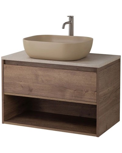 Тумба Rovere Tabacco 80 см BelBagno Kraft KRAFT-800-1C-SO-RT