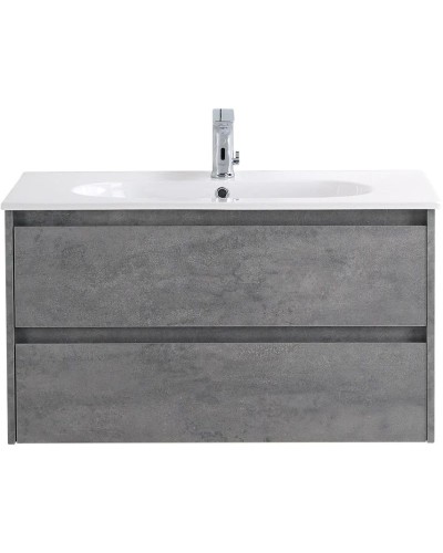 Тумба Cemento Grigio 90 см BelBagno Kraft KRAFT-900-2C-SO-CG