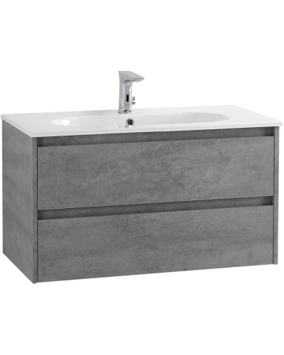 Тумба Cemento Grigio 90 см BelBagno Kraft KRAFT-900-2C-SO-CG