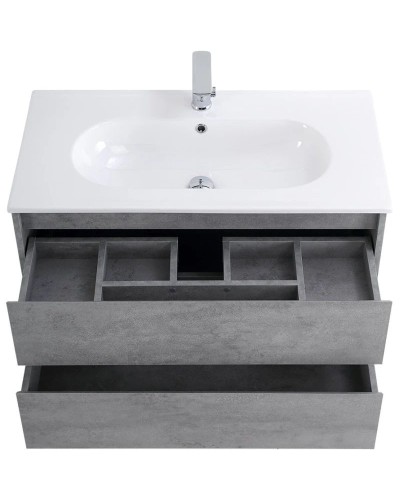 Тумба Cemento Grigio 90 см BelBagno Kraft KRAFT-900-2C-SO-CG