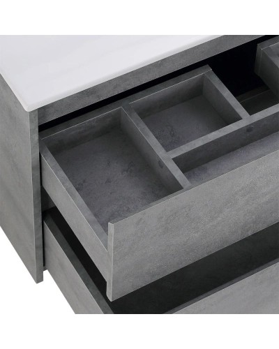 Тумба Cemento Grigio 90 см BelBagno Kraft KRAFT-900-2C-SO-CG