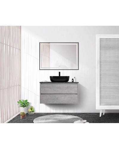 Тумба Cemento Grigio 90 см BelBagno Kraft KRAFT-900-2C-SO-CG