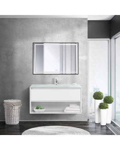 Тумба Bianco Opaco 90 см BelBagno Kraft KRAFT-900-1C-SO-BO