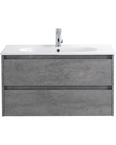 Тумба Cemento Grigio 100 см BelBagno Kraft KRAFT-1000-2C-SO-CG