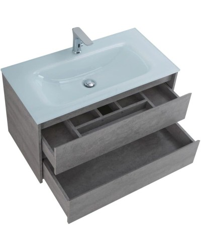 Тумба Cemento Grigio 100 см BelBagno Kraft KRAFT-1000-2C-SO-CG