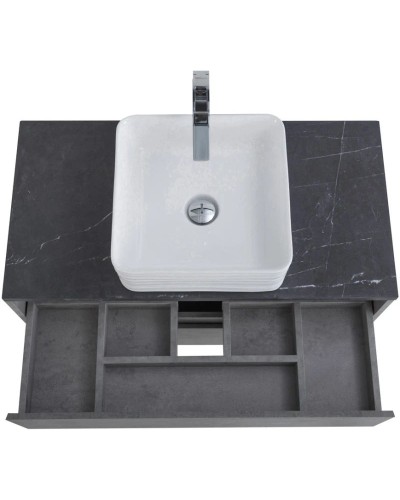 Тумба Cemento Grigio 100 см BelBagno Kraft KRAFT-1000-2C-SO-CG