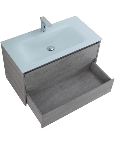 Тумба Cemento Grigio 100 см BelBagno Kraft KRAFT-1000-2C-SO-CG