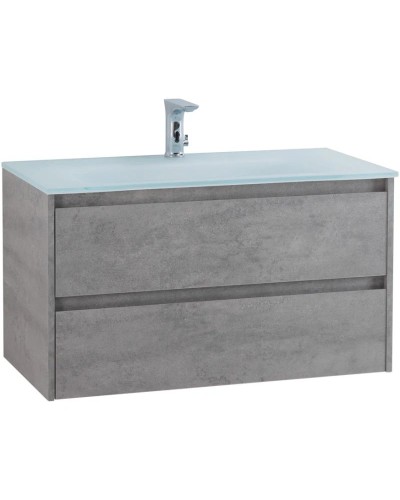 Тумба Cemento Grigio 100 см BelBagno Kraft KRAFT-1000-2C-SO-CG